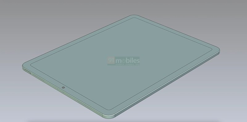 CAD Renders of 12.9-inch iPad Air reveals design and camera housing design details